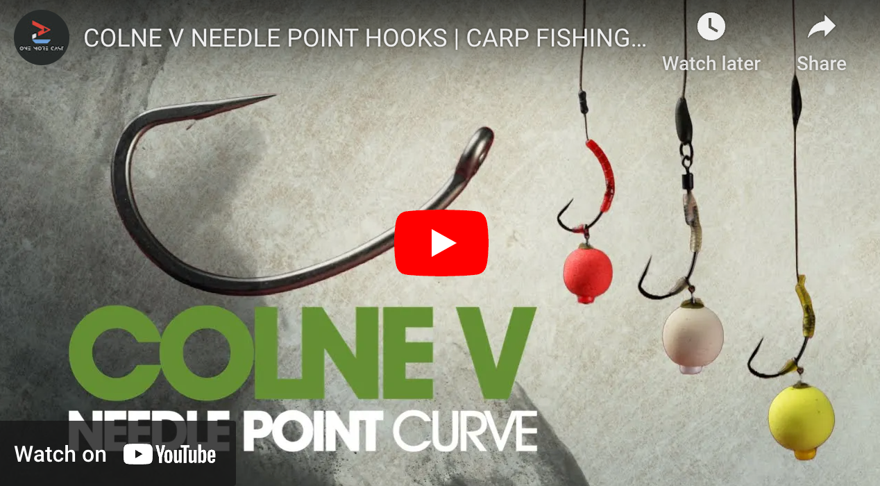 Colne V Needle Point Hooks for Carp Fishing