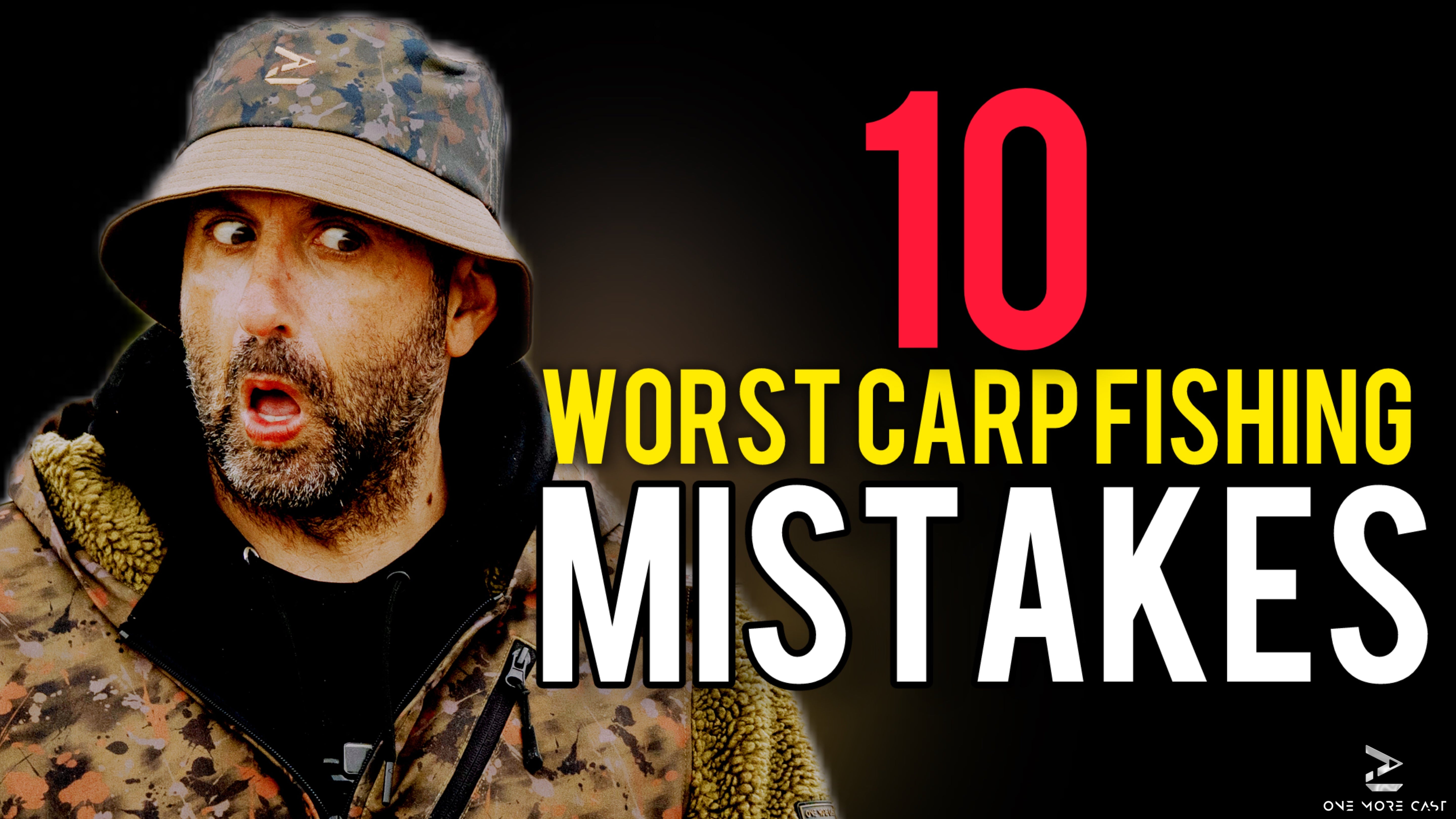 carp fishing mistakes