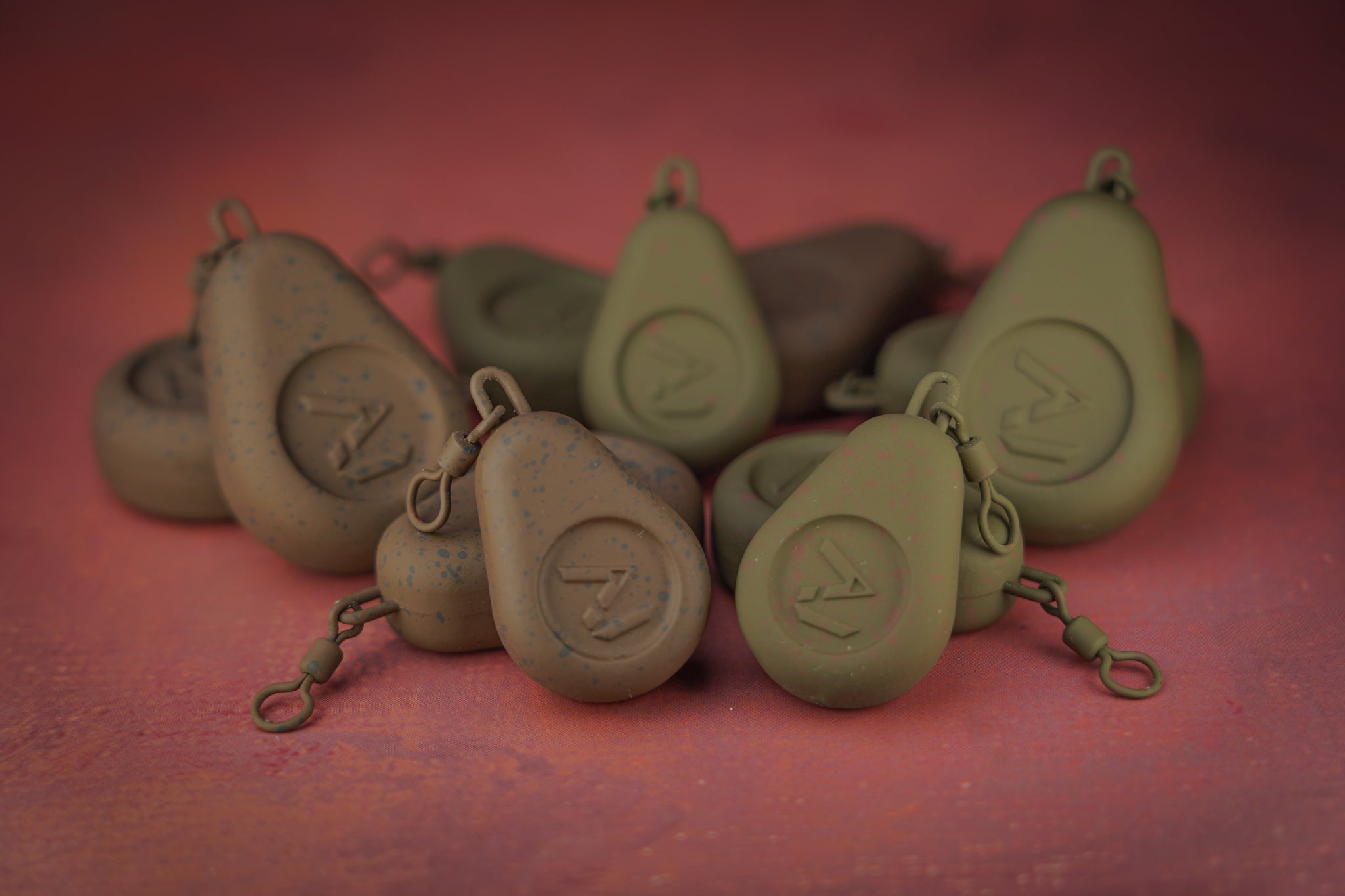 OMC One more Cast Flat Pear Swivel Leads