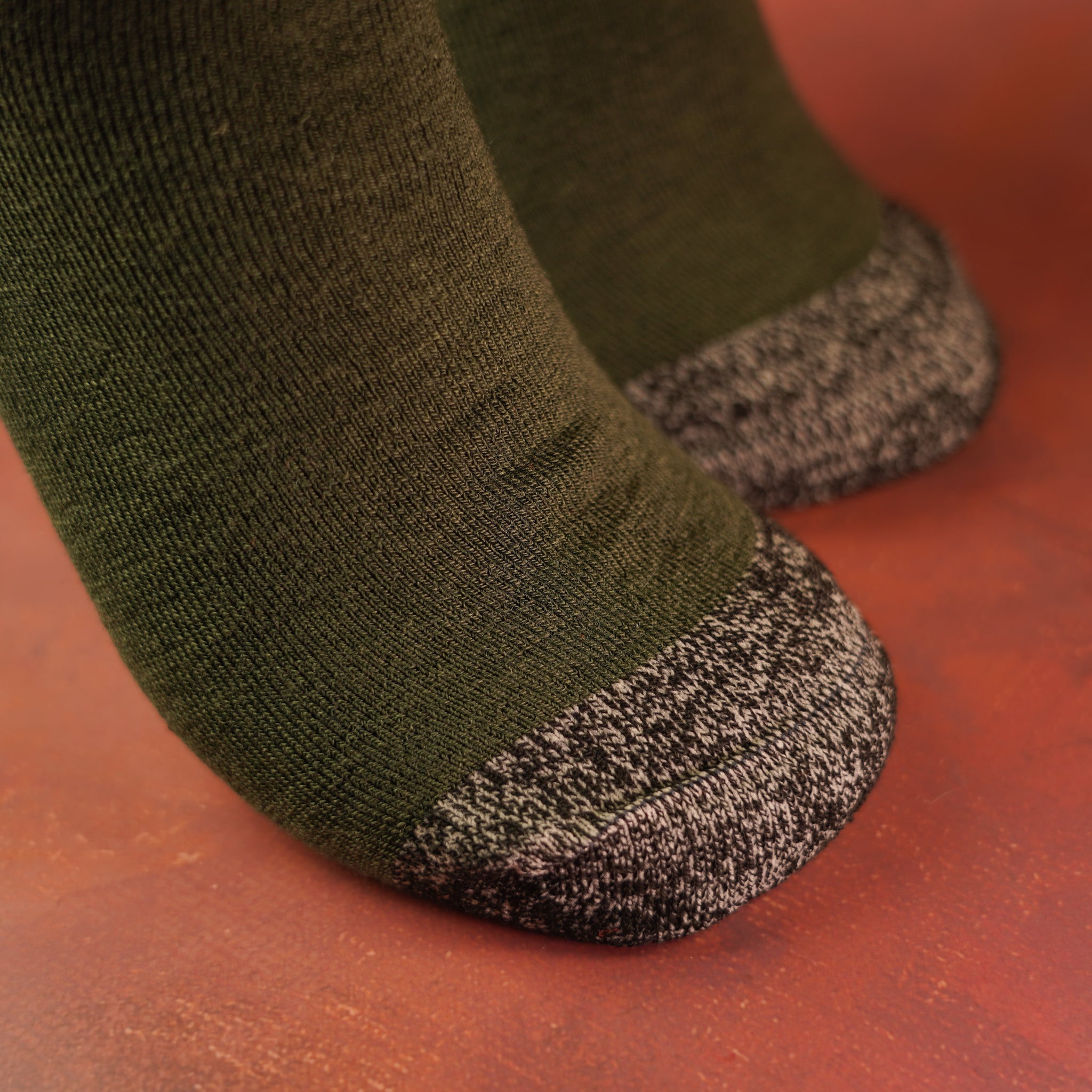 One More Cast Primrose Heel Merino Wool Socks