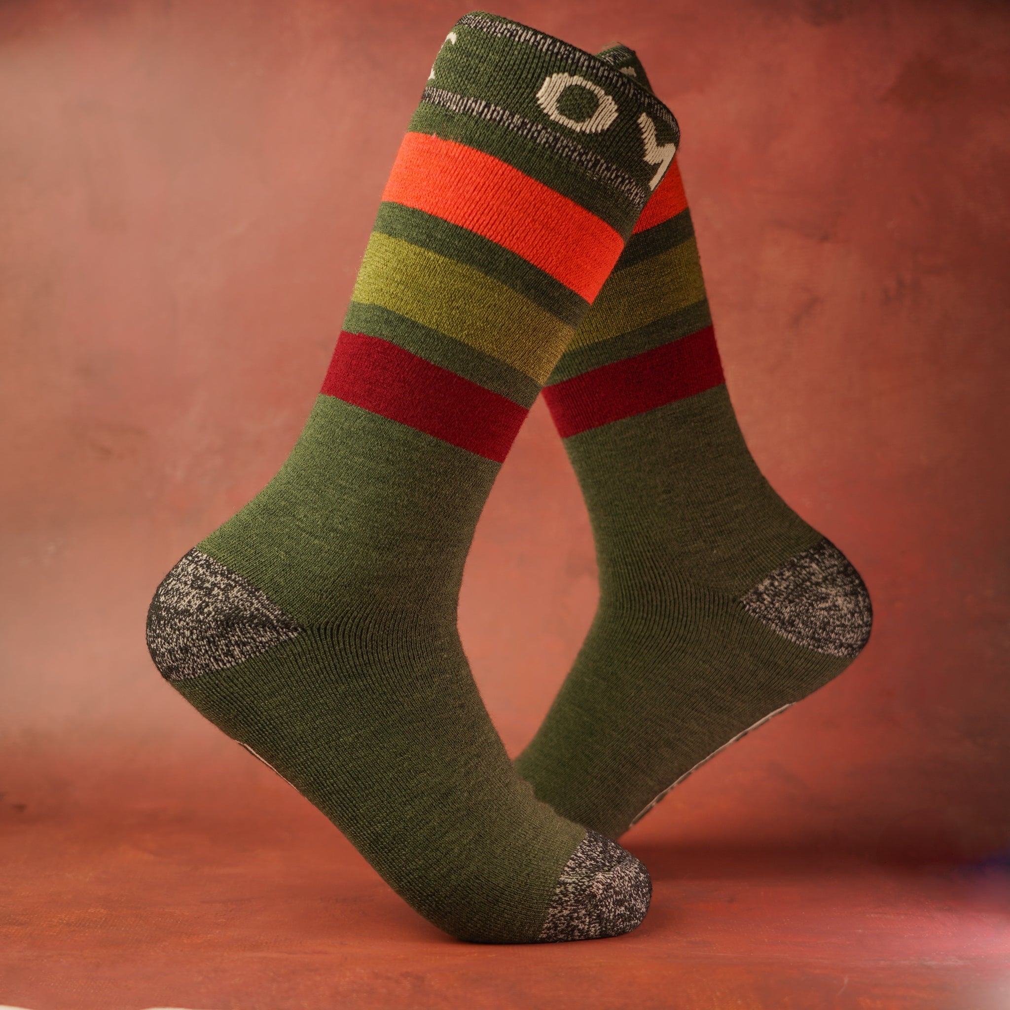 One More Cast Primrose Heel Merino Wool Socks