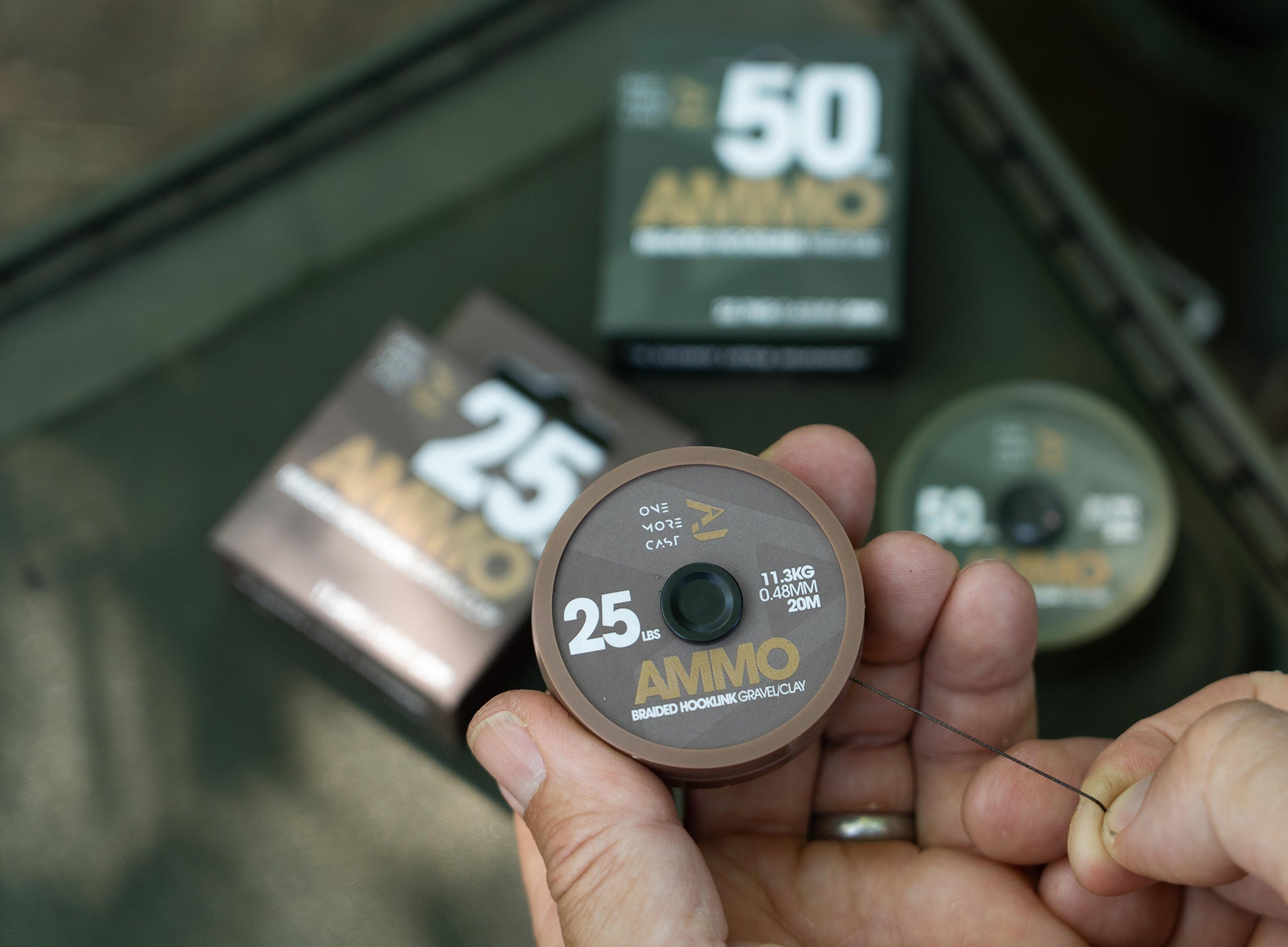 AMMO Camo Braided Hooklink