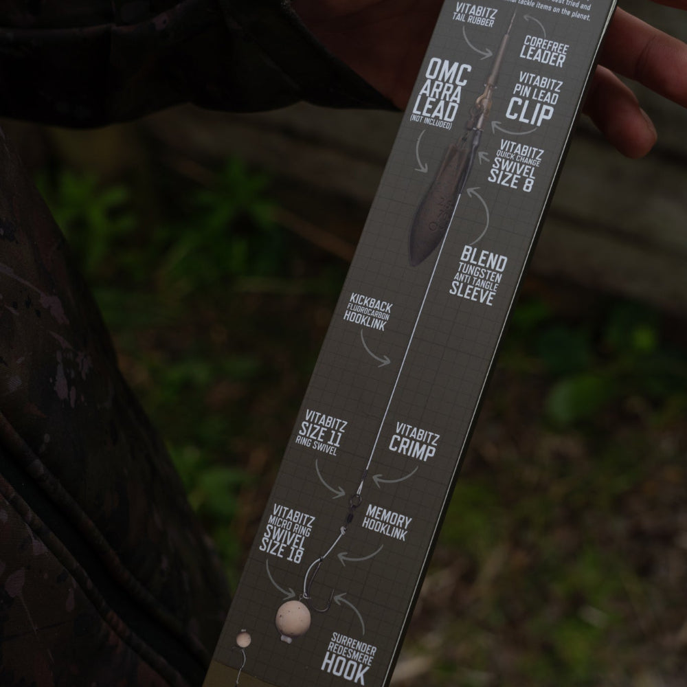 OMC Meta Terminal Tackle All-in-1 Rig Corefree Double Over HingeMeta Terminal Tackle All-in-1 Rig Corefree Double Over Hinge