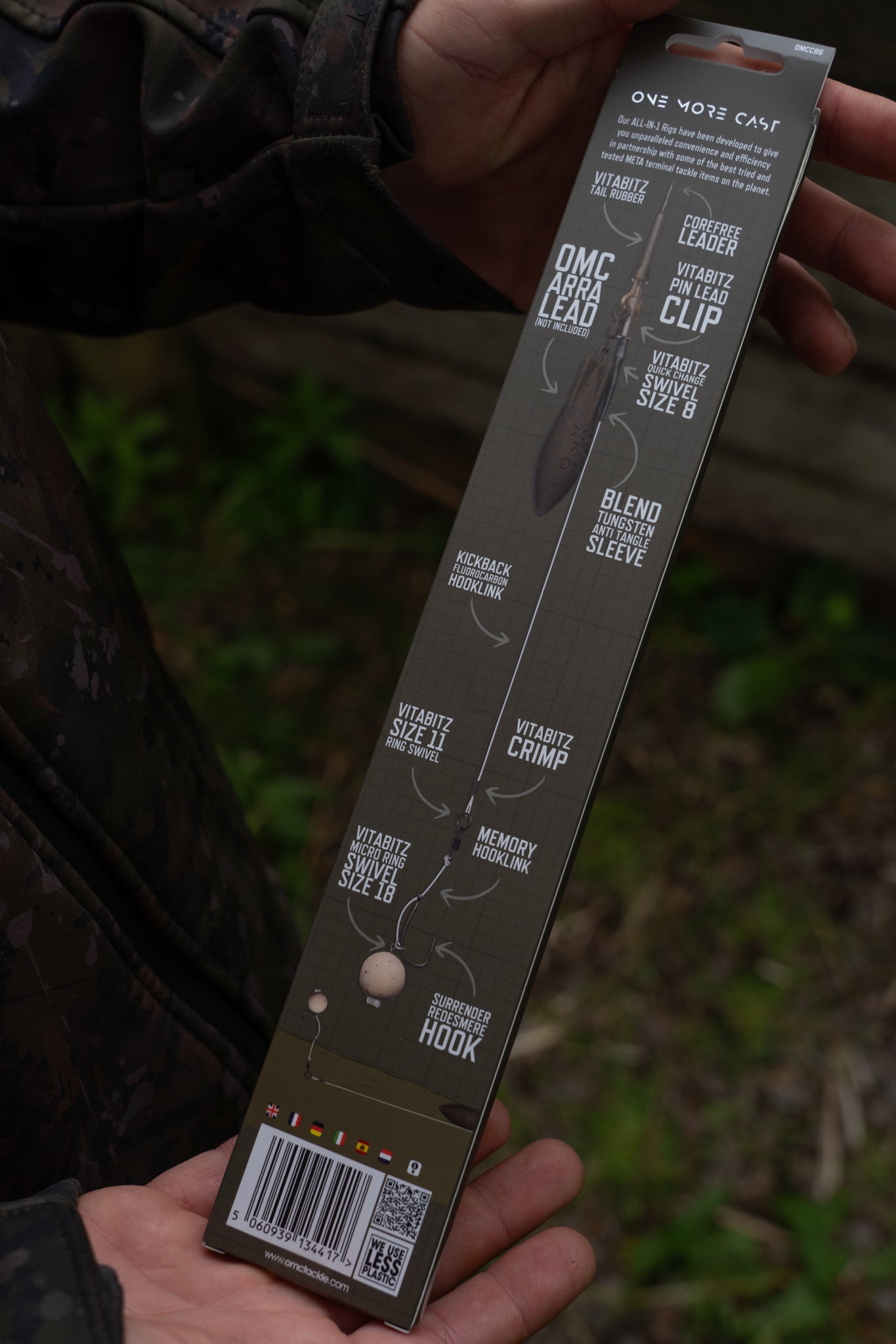 OMC Meta Terminal Tackle All-in-1 Rig Corefree Double Over HingeMeta Terminal Tackle All-in-1 Rig Corefree Double Over Hinge