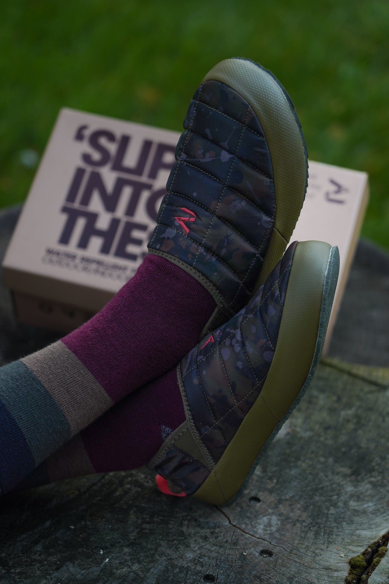 Knotting Heel Merino Wool Sock