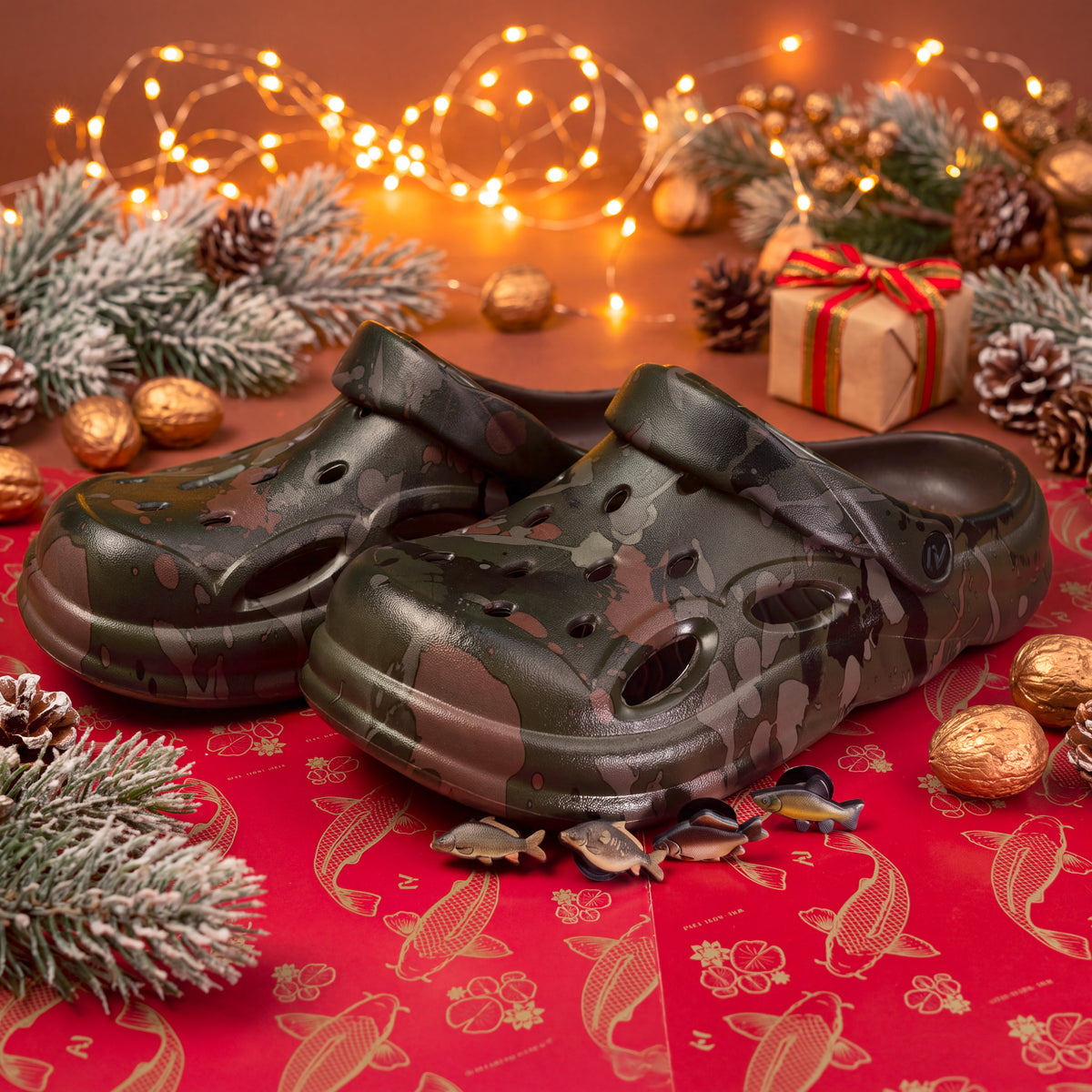 Splash Camo Moulded Slipper Gift Pack