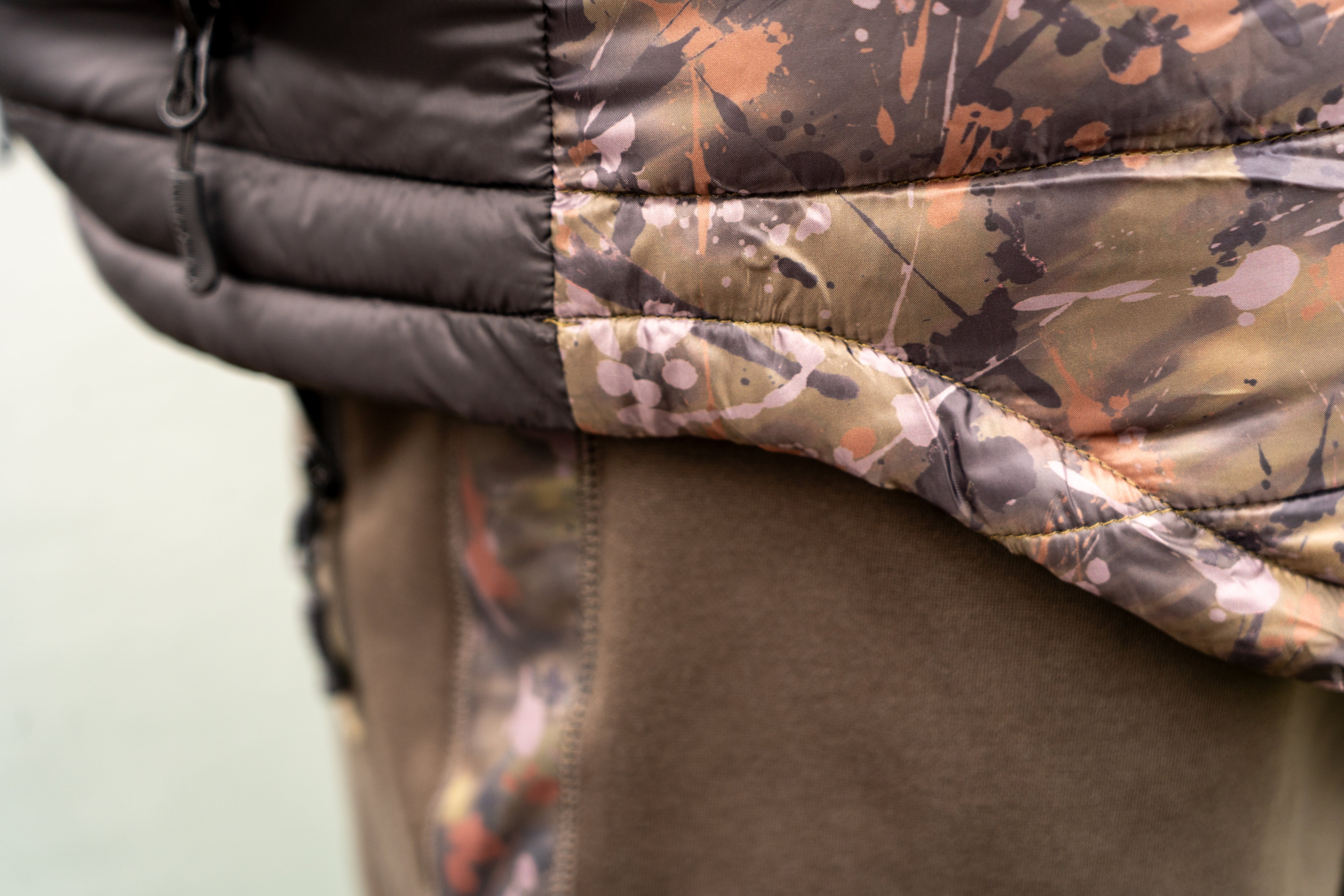 OMC One More Cast Date Knight Splash Camo Puffer Jacket