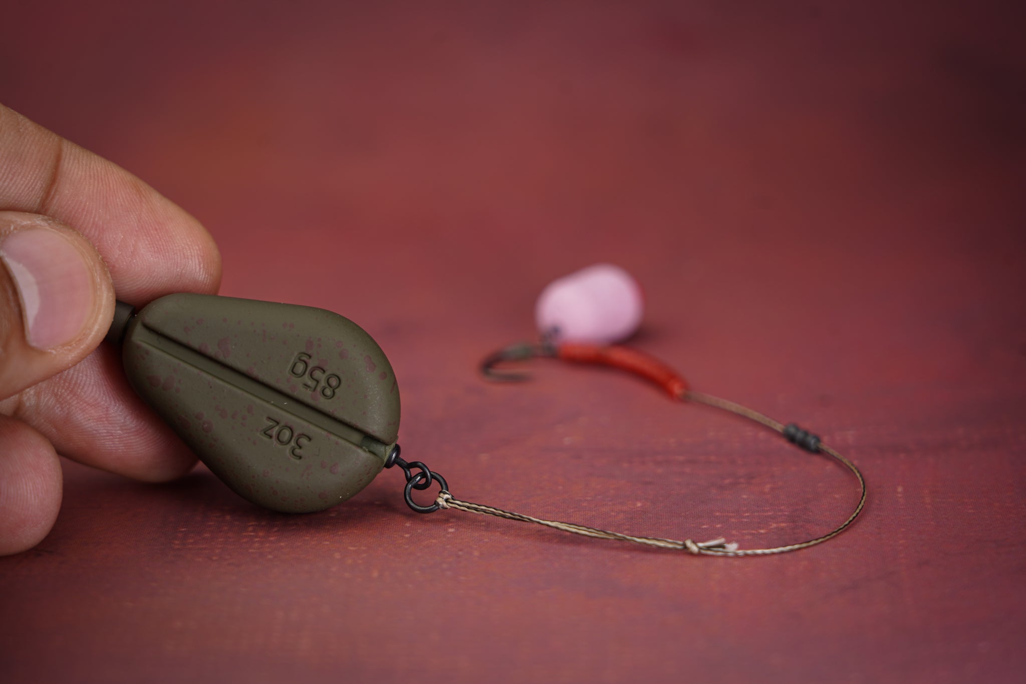 OMC One More Cast Inline Flat Pear Lead