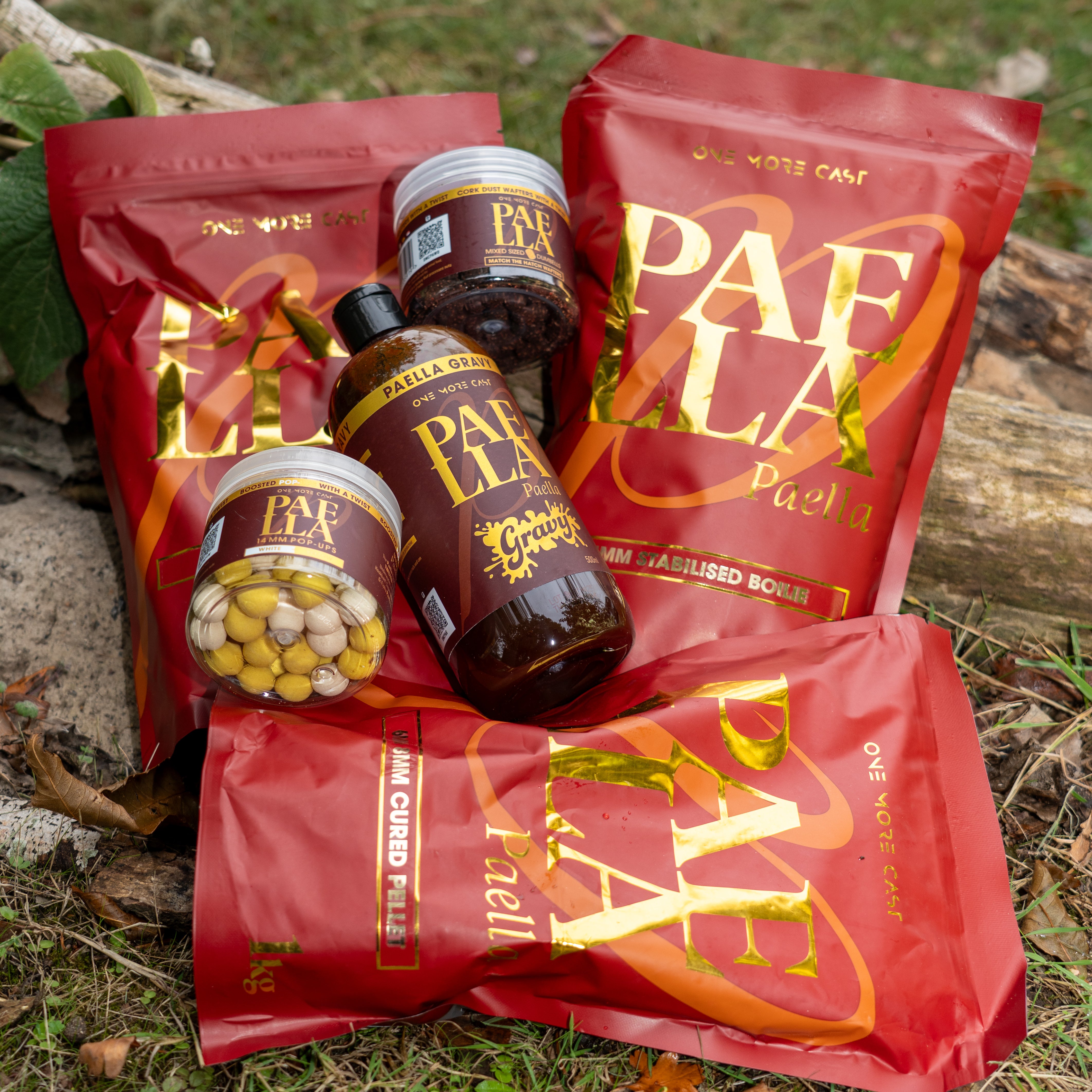 WEEKNDER BAIT BUNDLE OMC ONE MORE CAST CARP CHUB BABRBEL PAELLA ISCREAM STICK MIX PELLET POP UP WAFTER BOILIES