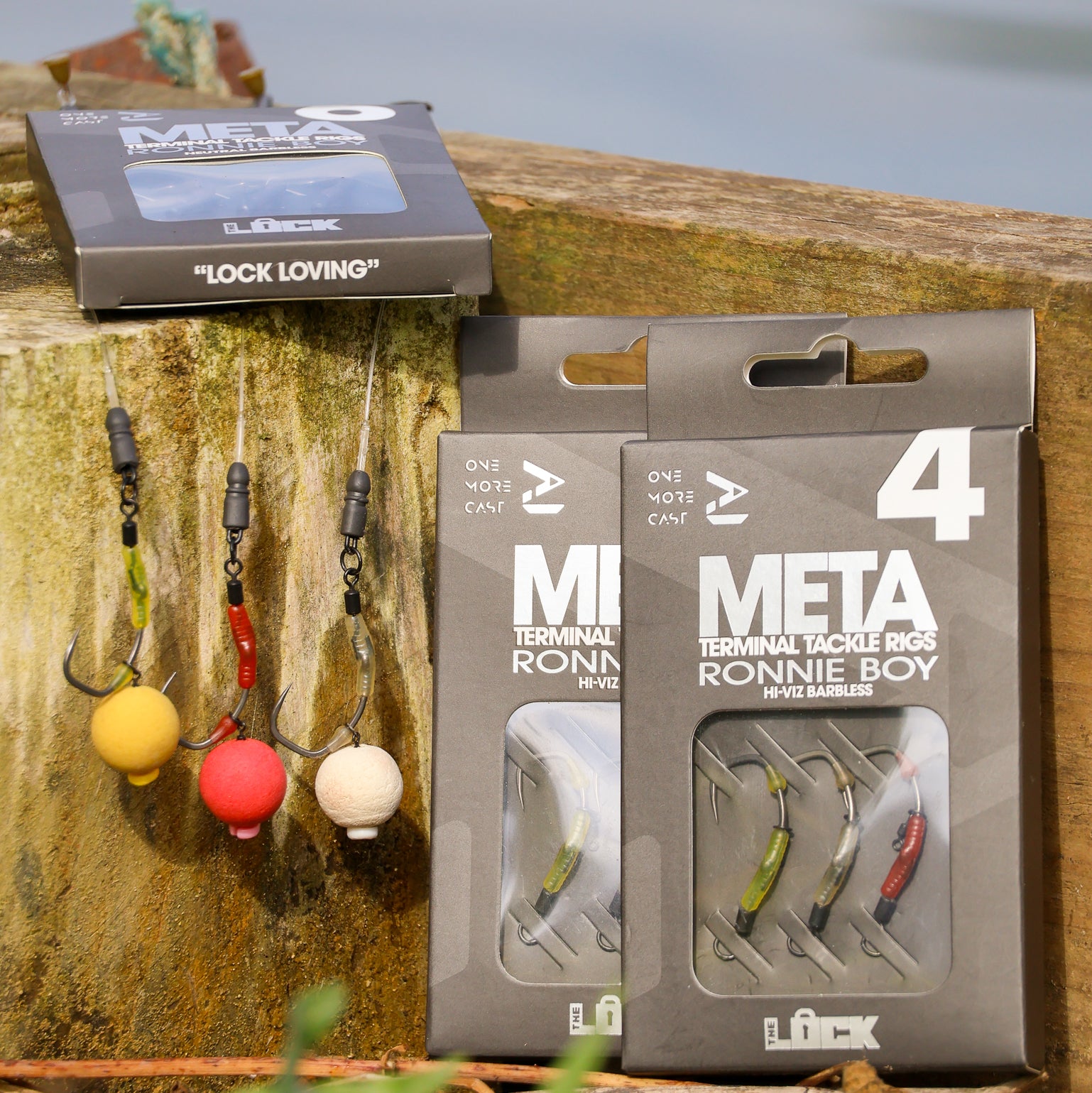 OMC One More Cast META Lock Hook Ronnie Boy Hi Viz micro barbed barbless size 6 4 2