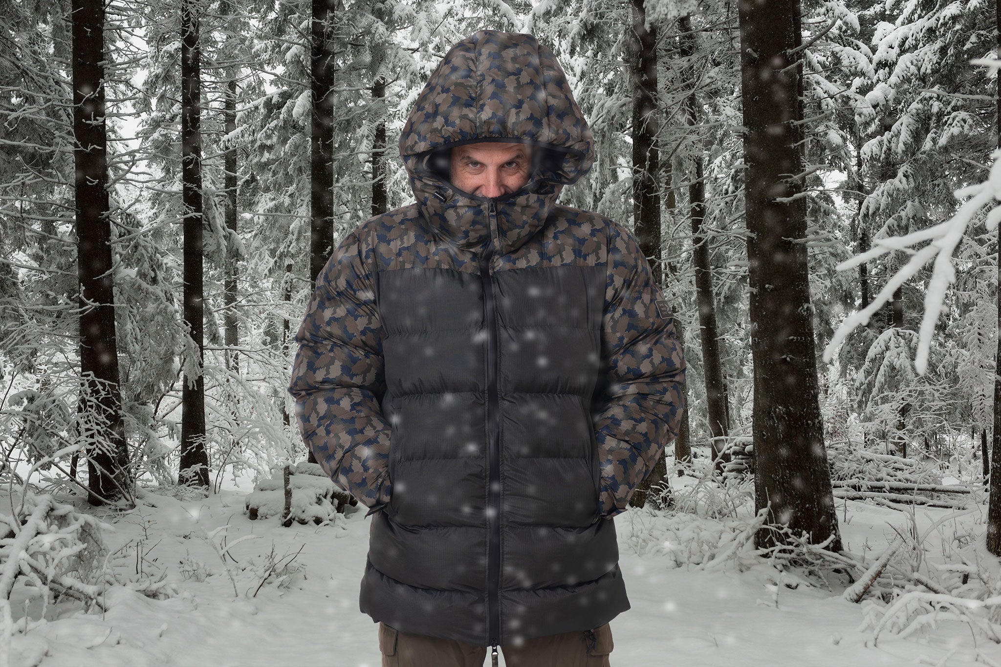 Splashleaf Camo Puffer Jacket Limited Edition Bundle