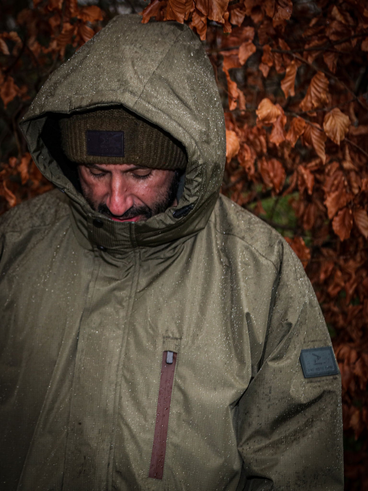 Forest Green Mrigal Spring Water Resistant Jacket