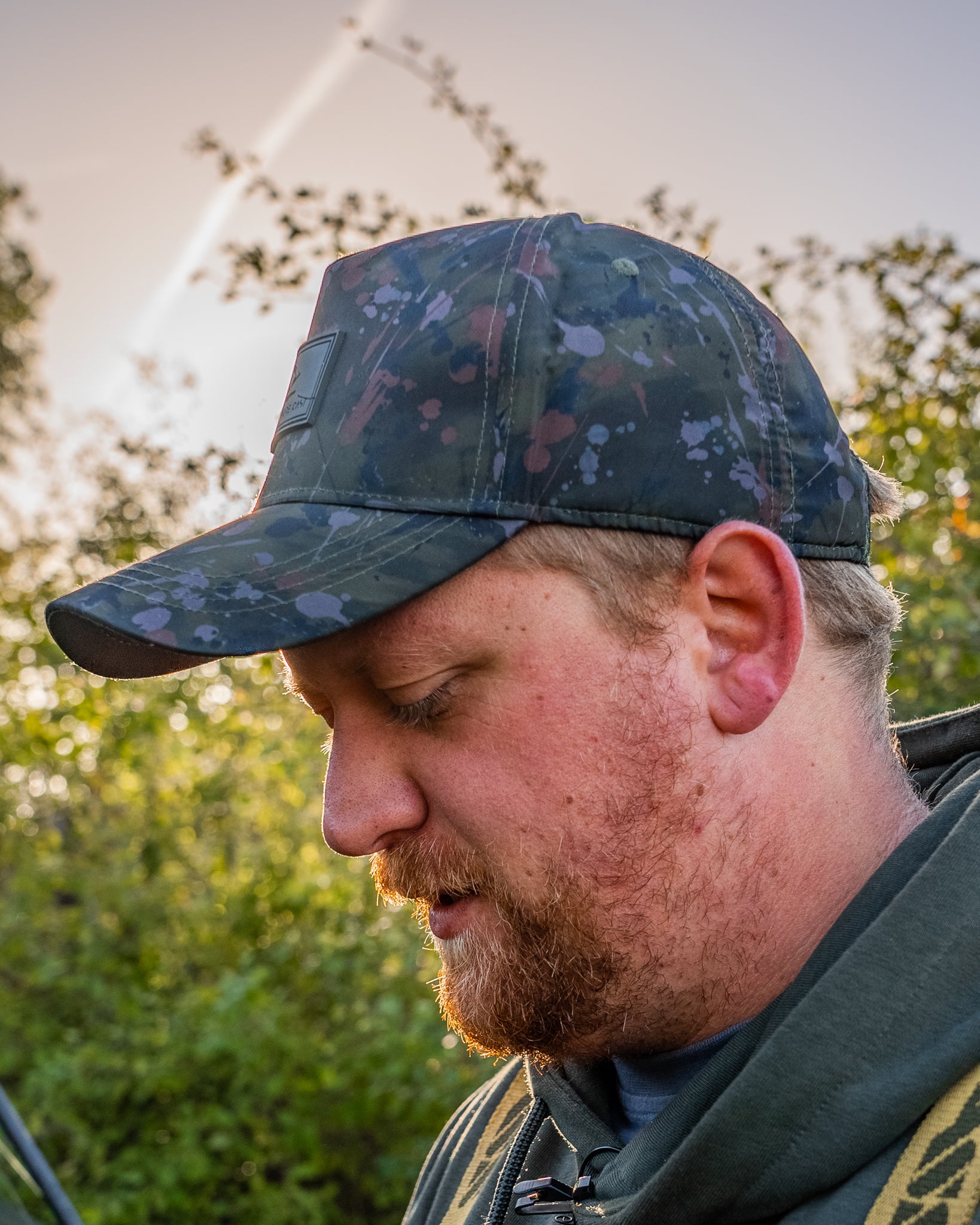 Amur Splash Camo SnapBack Cap