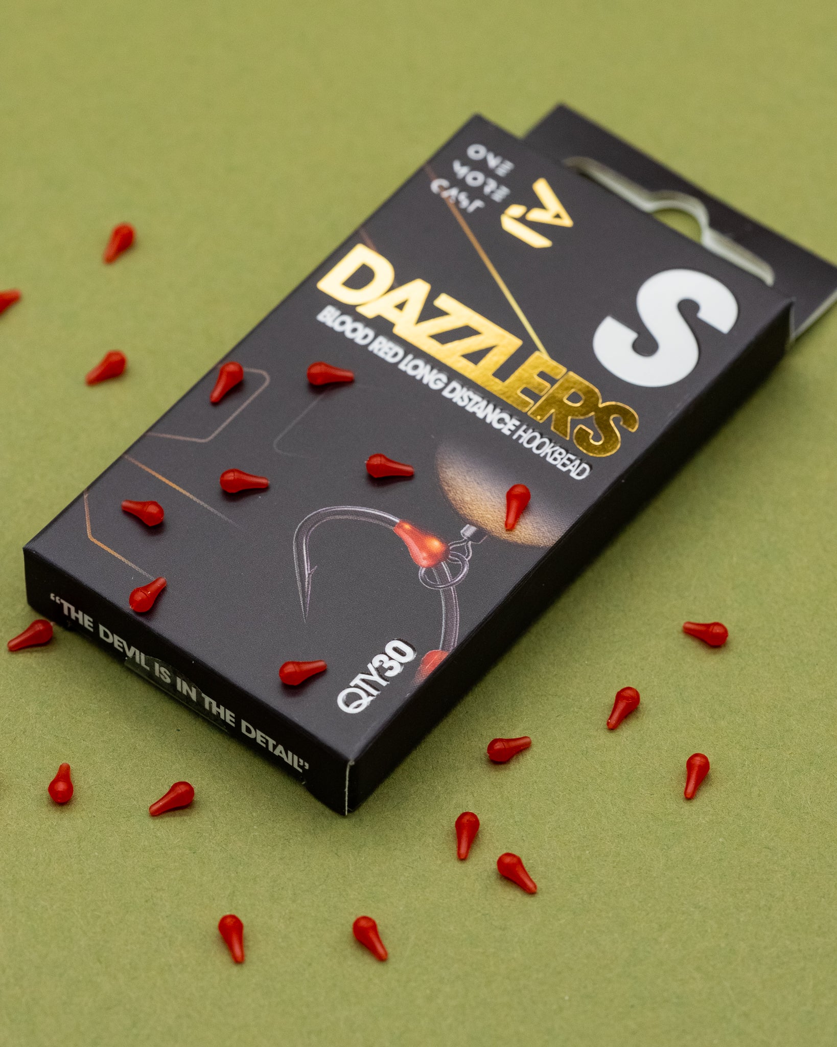Dazzlers Blood Red Long Distance Hookbead