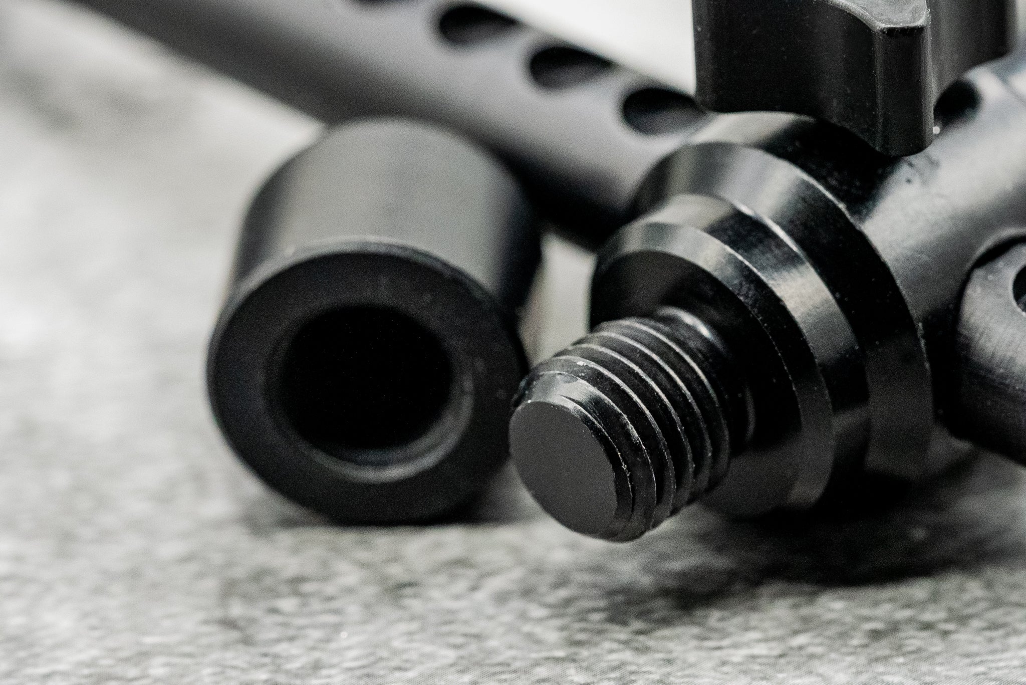 Elbowz Black Anodised Aluminium (Pair)