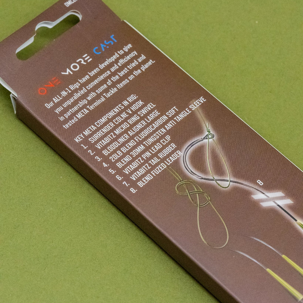 Meta Terminal Tackle All-In-1 Rig - Fuzed Leader Leadclip D-Rig