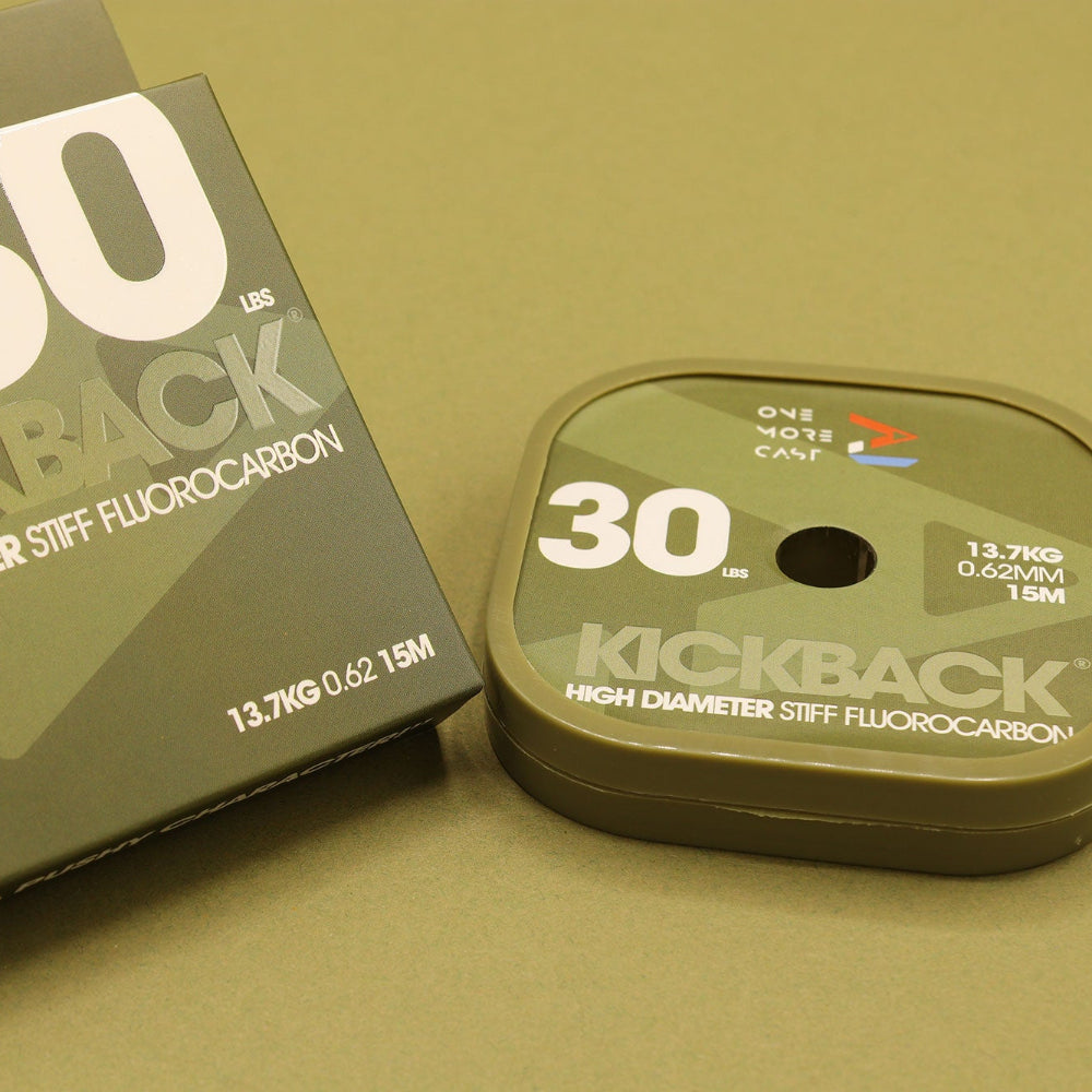 One More Cast Kickback High Diameter Stiff Fluorocarbon