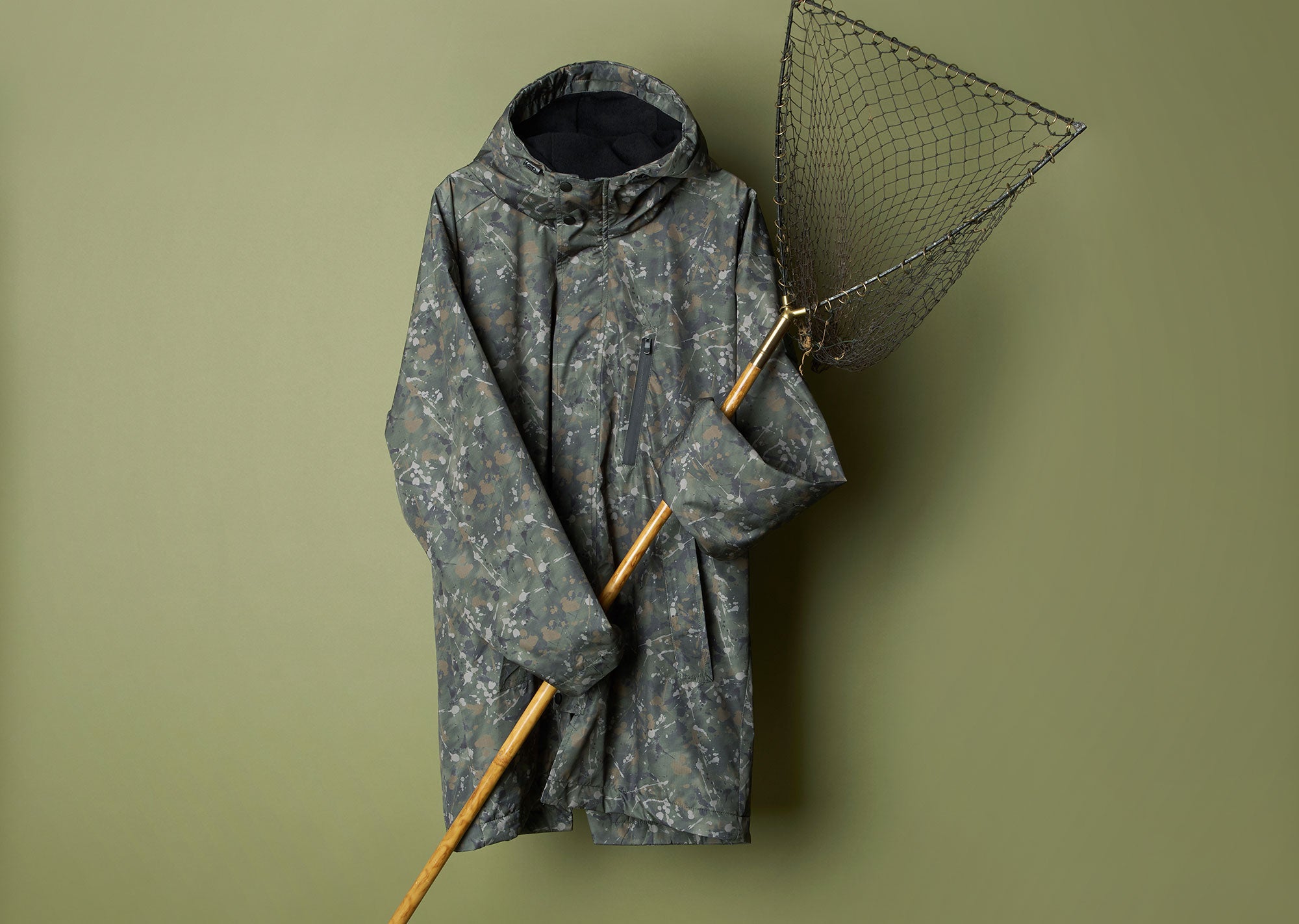 OMC One More Cast Camo Mrigal Spring Water Resistant Jacket