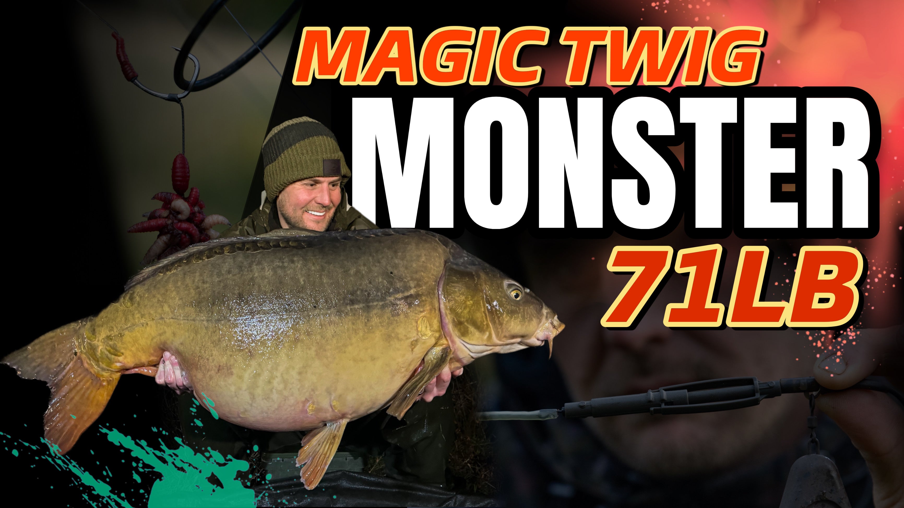 The Biggest Carp Ever Caught On The Magic Twig