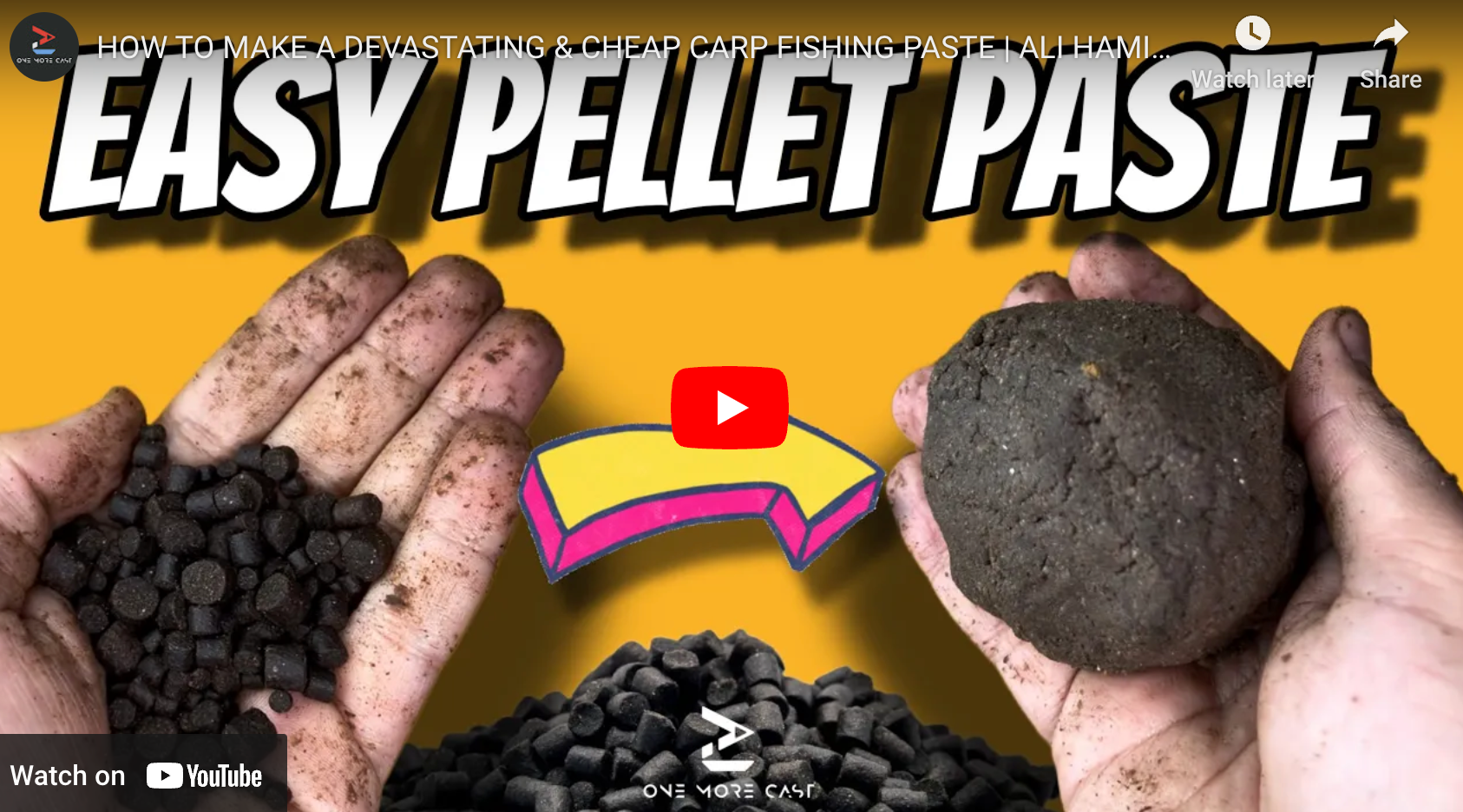 HOW TO MAKE A DEVASTATING & CHEAP CARP FISHING PASTE | ALI HAMIDI | ONE MORE CAST