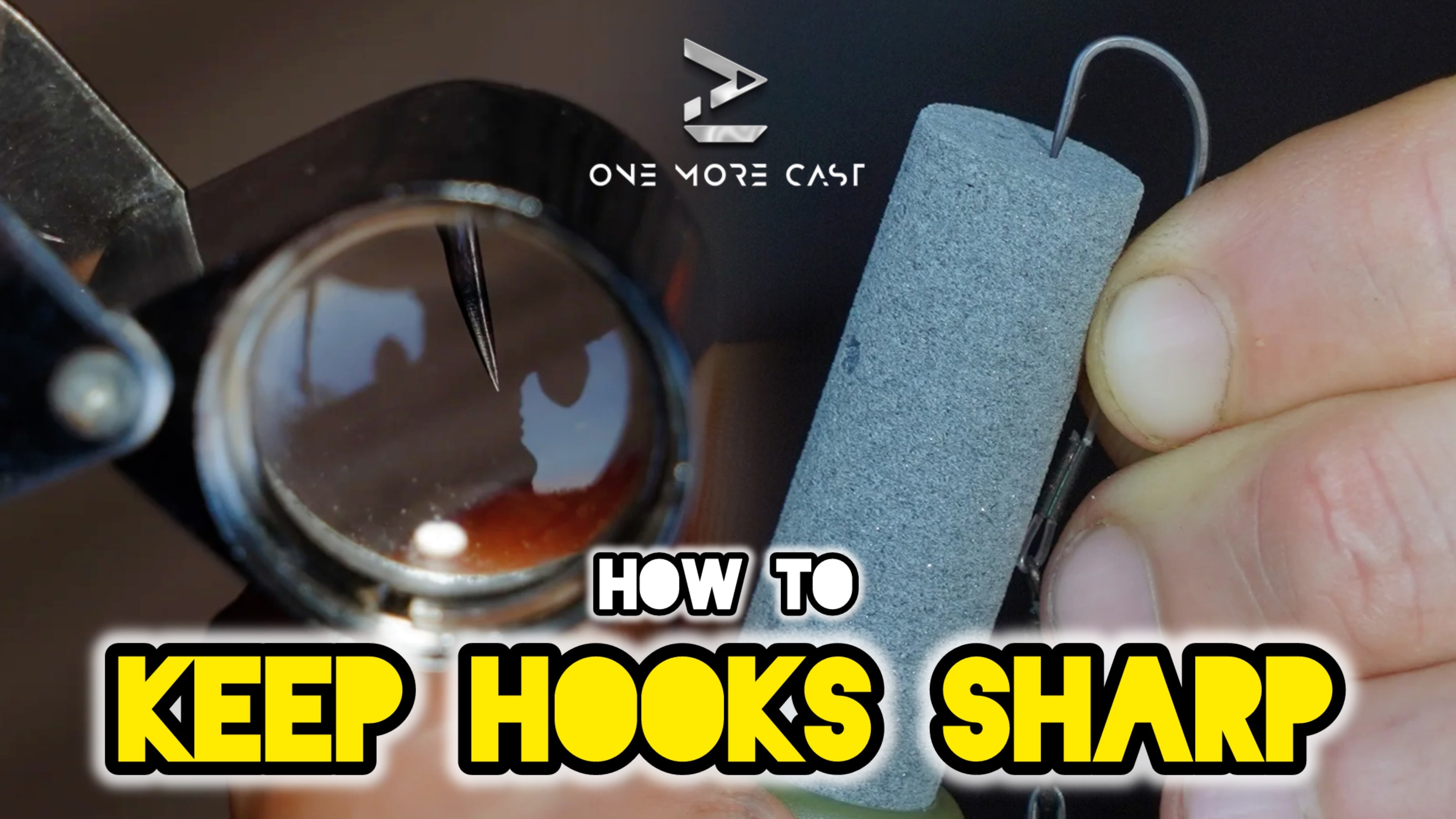 how to sharpen fishing hooks 