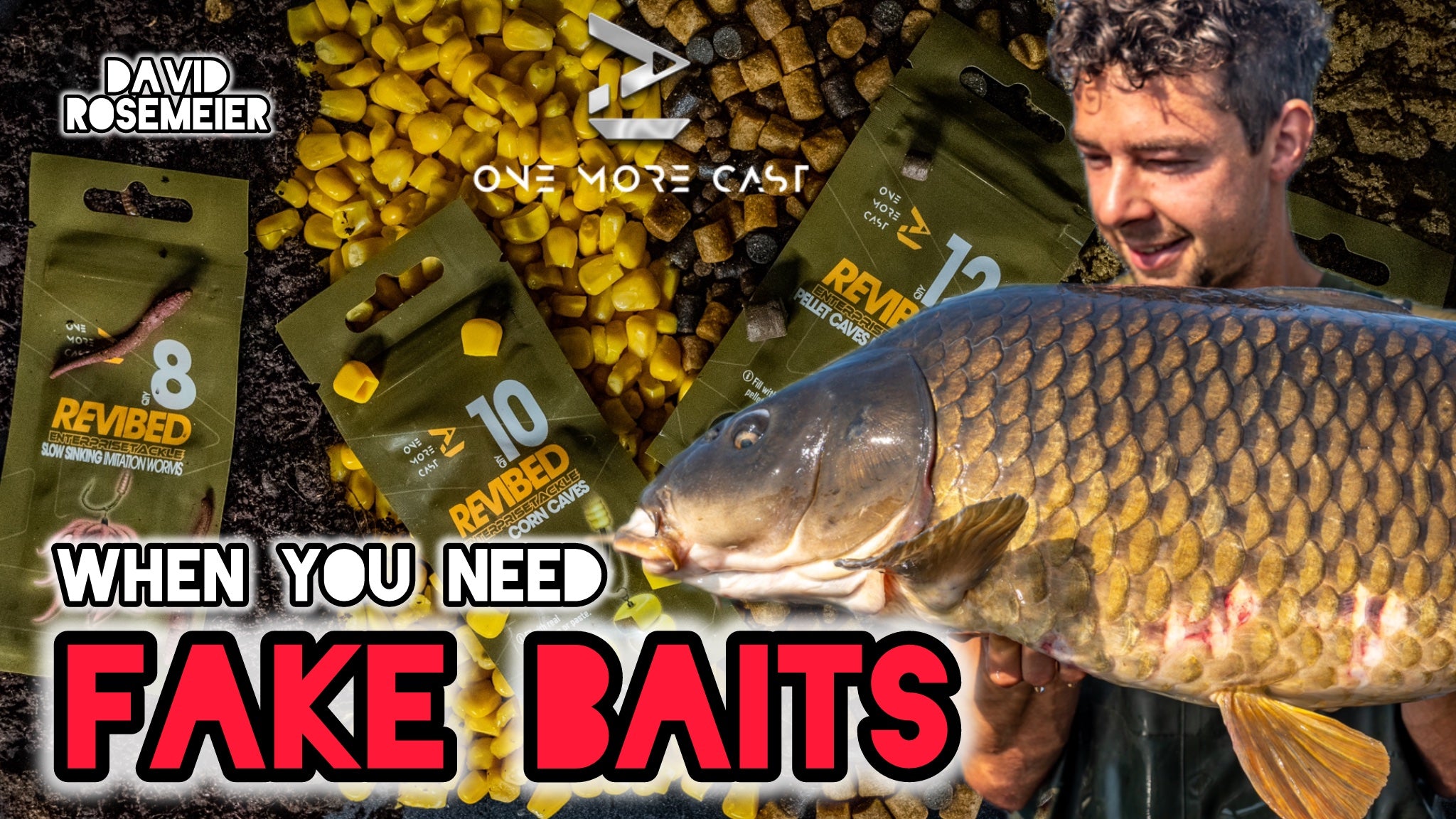 Using 'Fake Baits' to Fool Big Carp | David Rosemeier