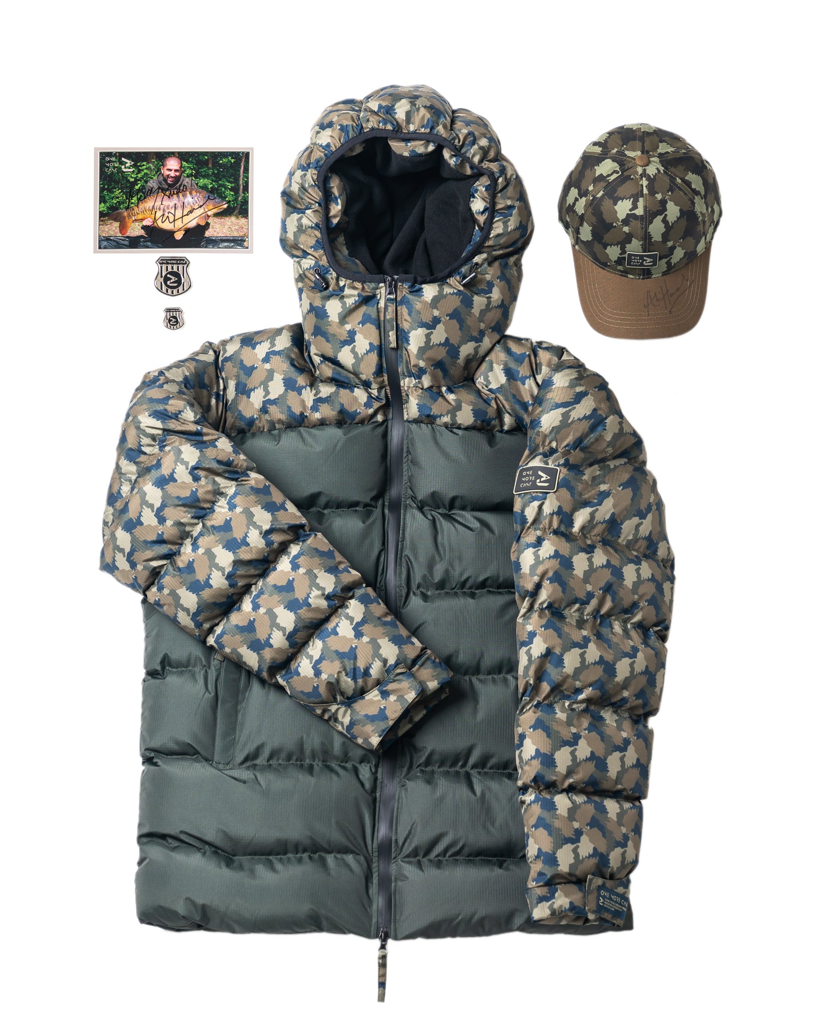 Splashleaf Camo Puffer Jacket Limited Edition Bundle