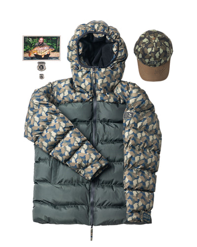 Splashleaf Camo Puffer Jacket Limited Edition Bundle