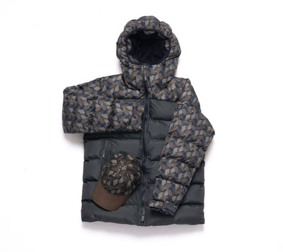 Splashleaf Camo Puffer Jacket Limited Edition Bundle