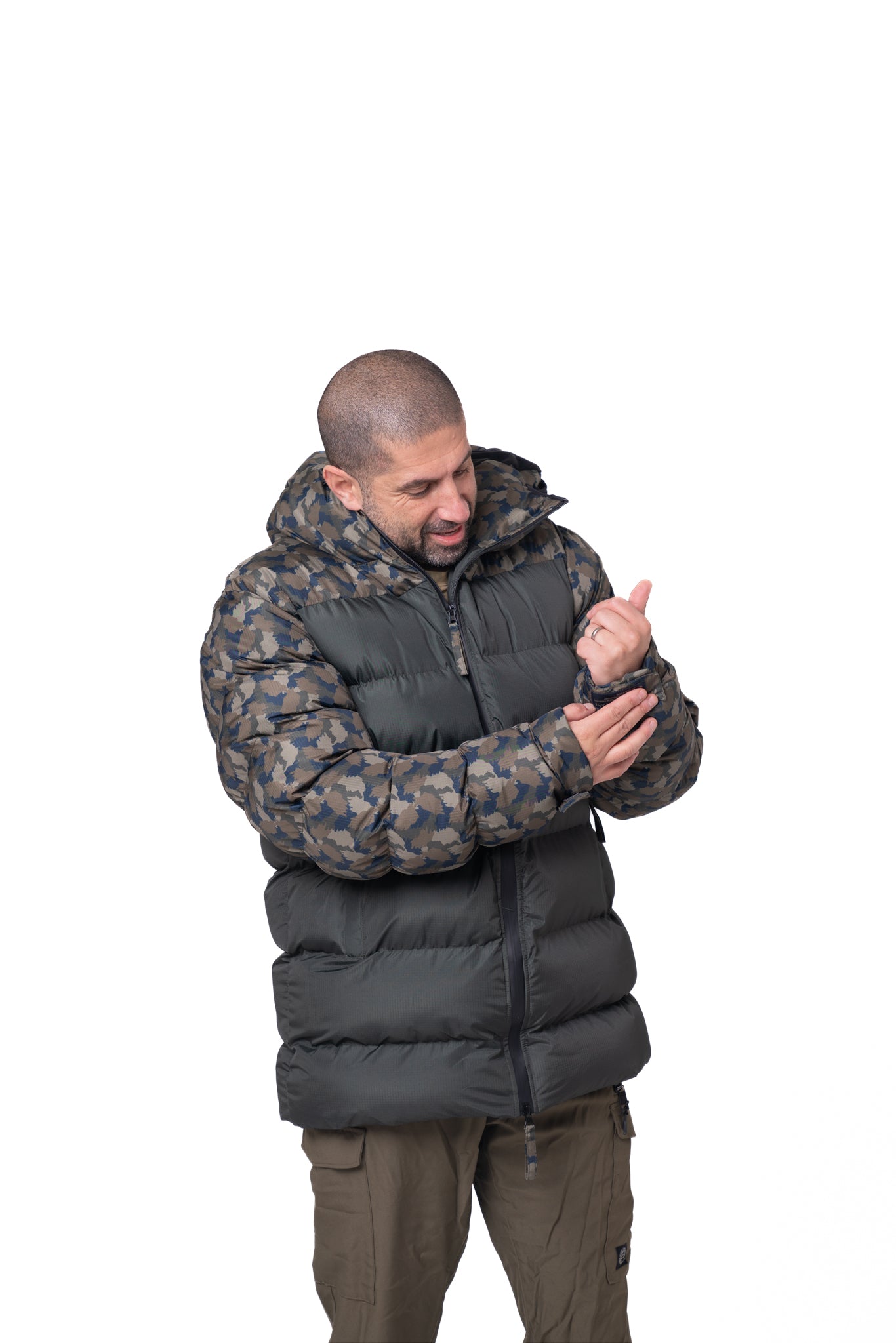 Splashleaf Camo Puffer Jacket Limited Edition Bundle