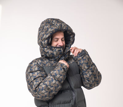Splashleaf Camo Puffer Jacket Limited Edition Bundle