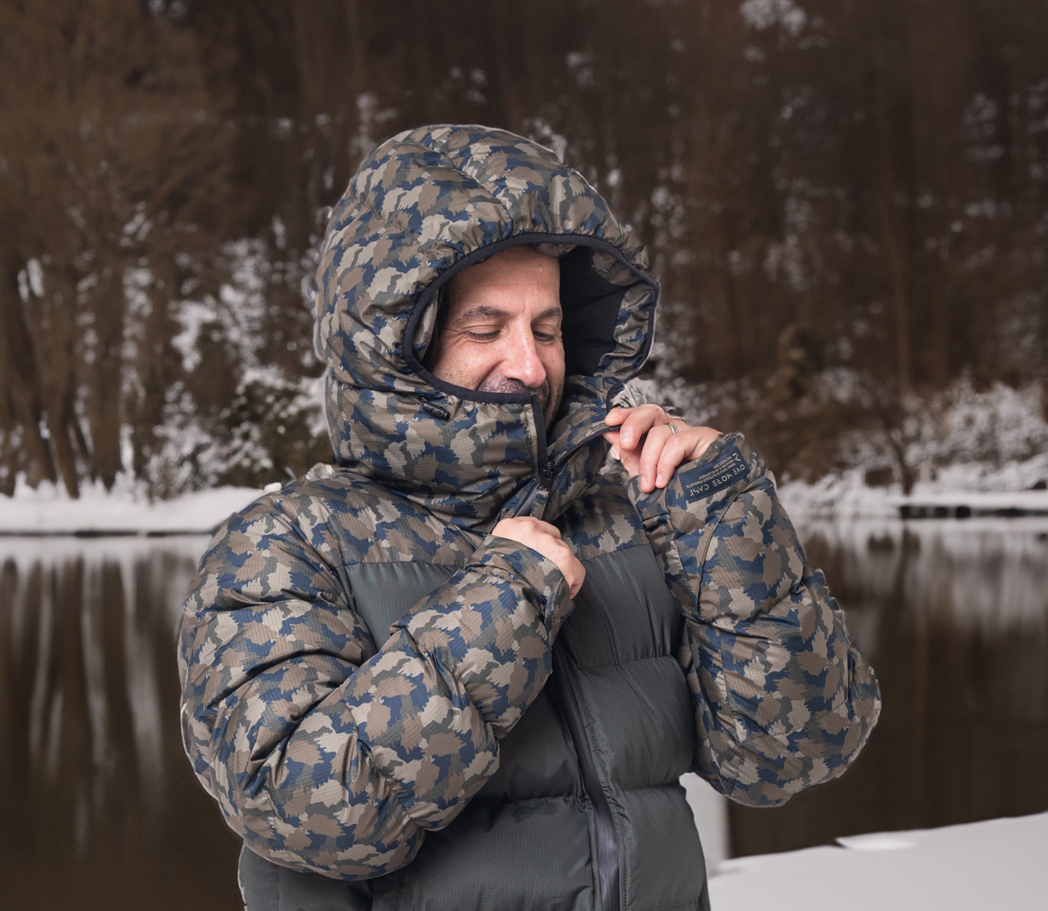 Splashleaf Camo Puffer Jacket Limited Edition Bundle