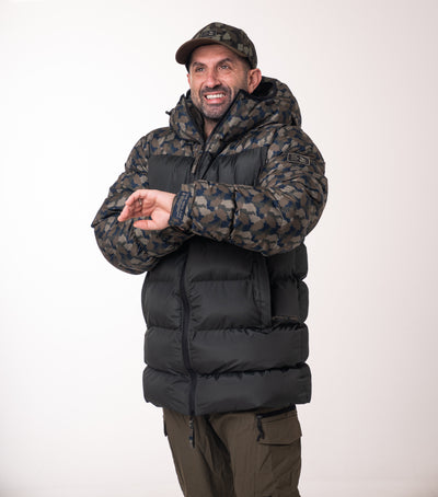 Splashleaf Camo Puffer Jacket Limited Edition Bundle