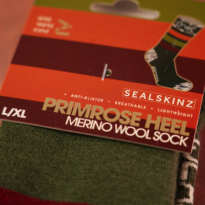 One More Cast Primrose Heel Merino Wool Socks
