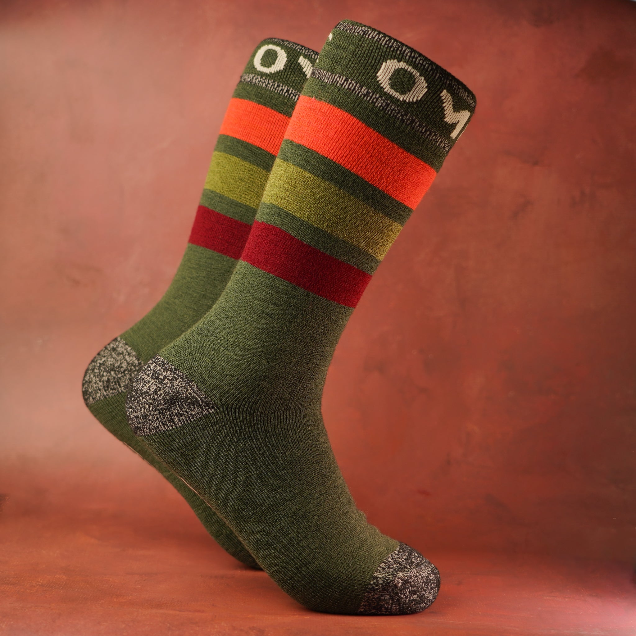 One More Cast Primrose Heel Merino Wool Socks