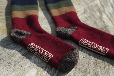 Knotting Heel Merino Wool Sock