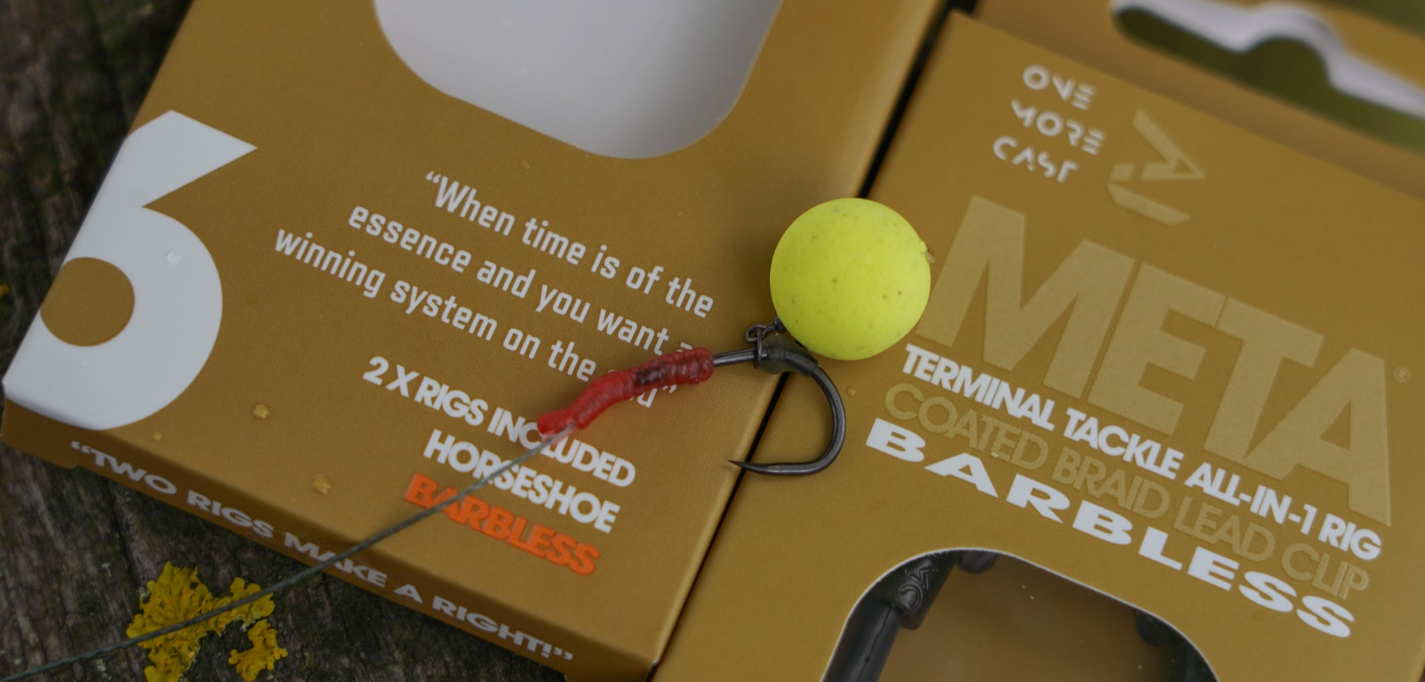 One More Cast Meta Terminal Tackle All-In-1 Rig Coated Braid Lead Clip