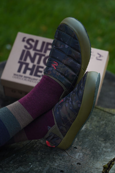 Knotting Heel Merino Wool Sock