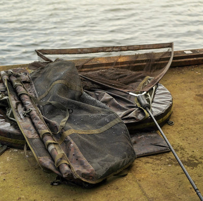OMC ONE MORE CAST BLACK PEARL LANDING NET 42 CAMO MESH
