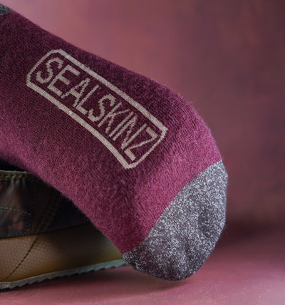 Knotting Heel Merino Wool Sock