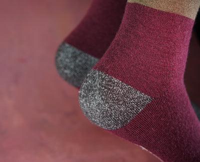 Knotting Heel Merino Wool Sock
