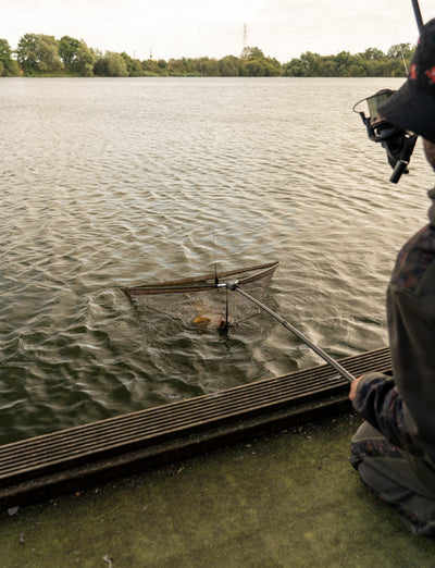 OMC ONE MORE CAST BLACK PEARL LANDING NET 42 CAMO MESH
