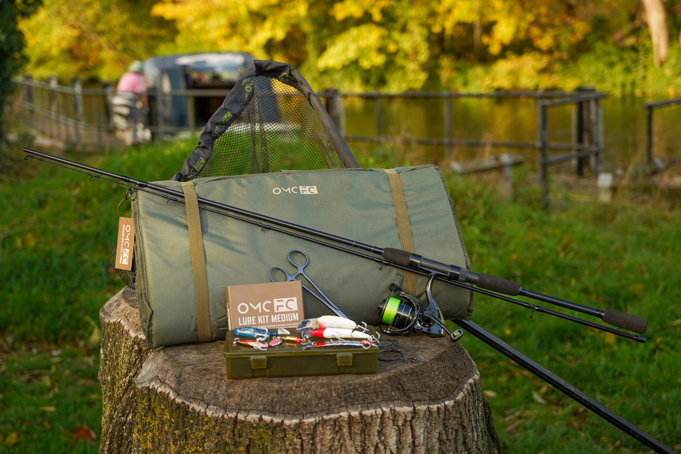 OMC FC LURE SPIN JIG COMBO SPINNER SPINNING BRAID ROD REEL ONE MORE CAST KITS TACKLE BOX FORCEPS WIRE TRACE