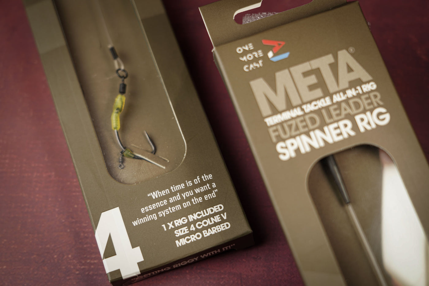 Meta Terminal Tackle All-In-1 Fuzed Leader Lead clip Cornaliner Spinner Rig