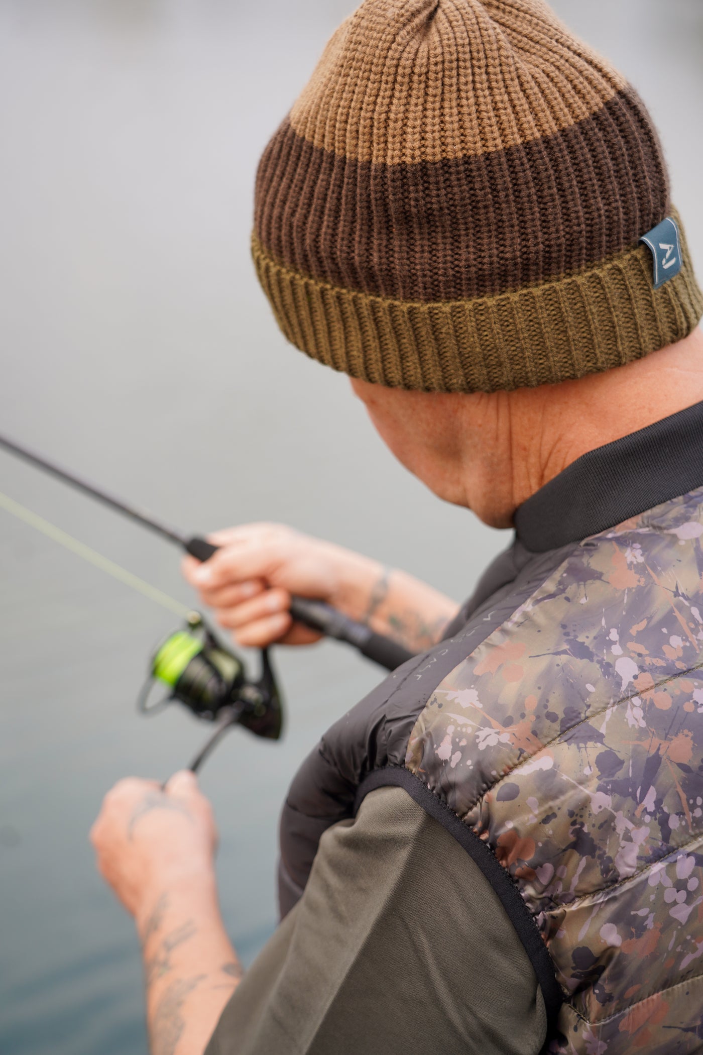 OMC One More Cast Date Knight Splash Camo Gilet