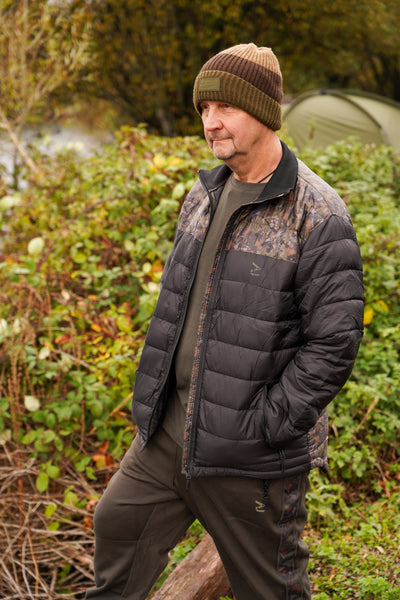 OMC One More Cast Date Knight Splash Camo Puffer Jacket