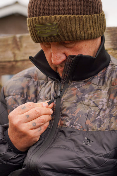 OMC One More Cast Date Knight Splash Camo Puffer Jacket