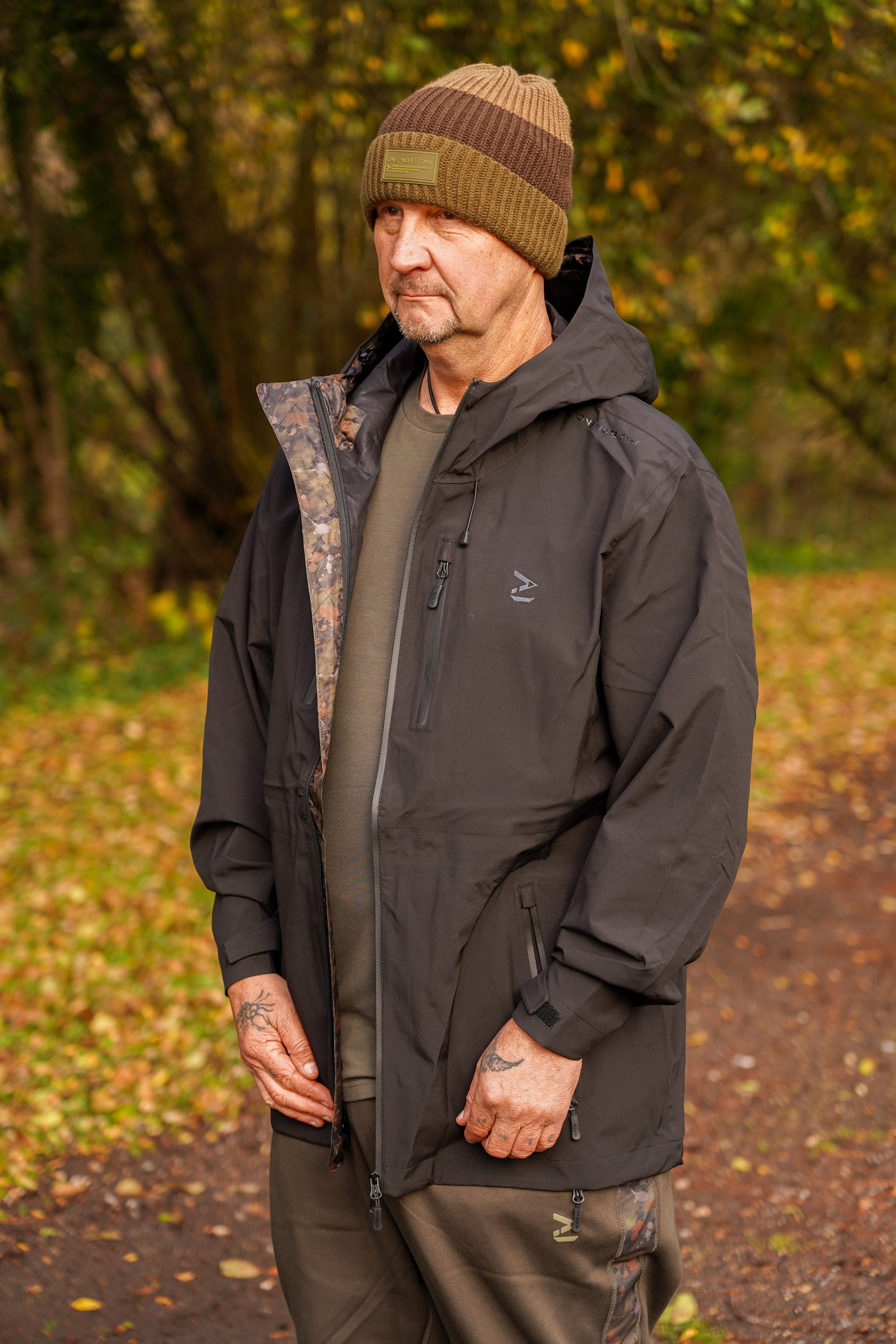 OMC Date Knight Splash Camo Waterproof Jacket Outdoors Camping All Weather