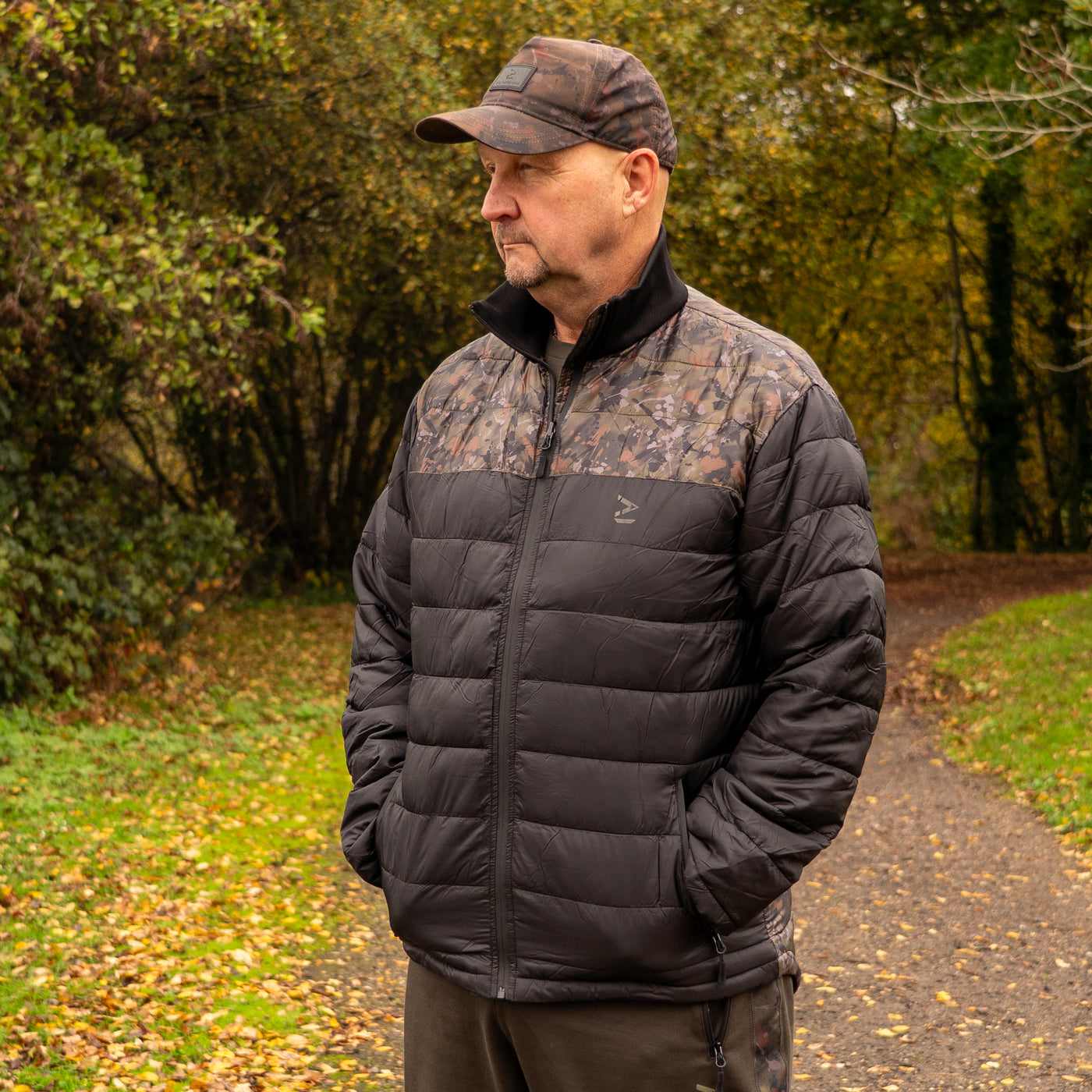 OMC One More Cast Date Knight Splash Camo Puffer Jacket