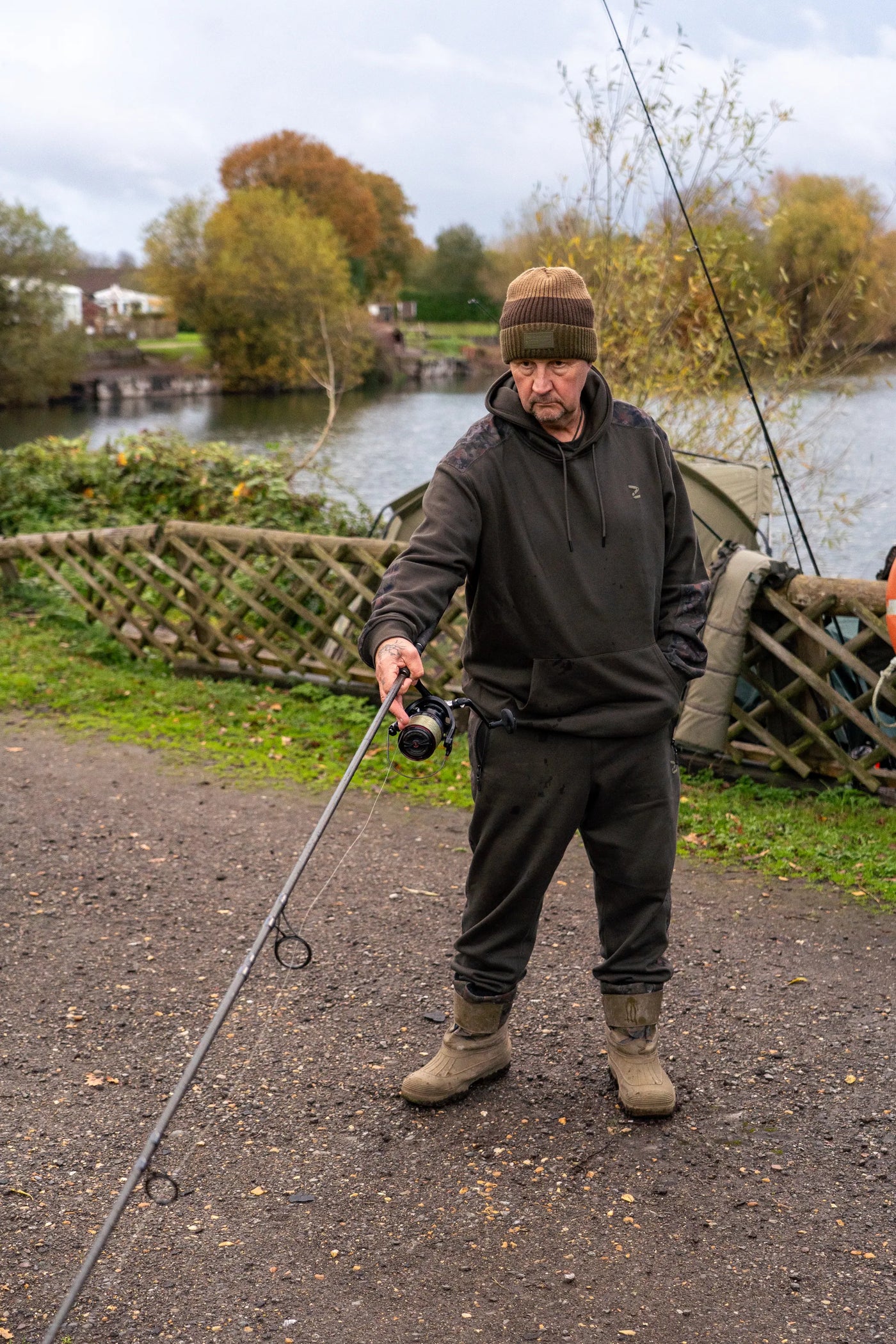 OMC One More Cast Split Camo Splash Hoodie